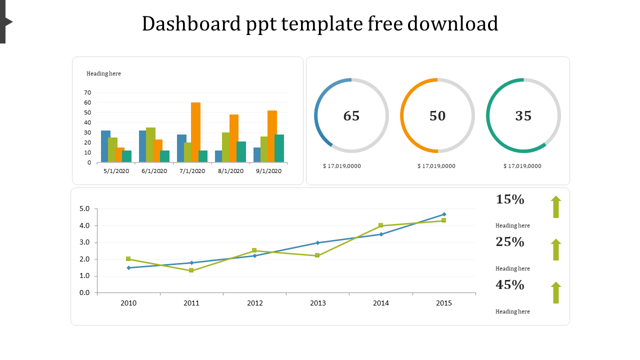 dashboard ppt template free download
